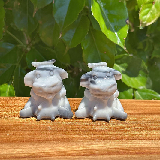 Taiji Stone Cow Carving