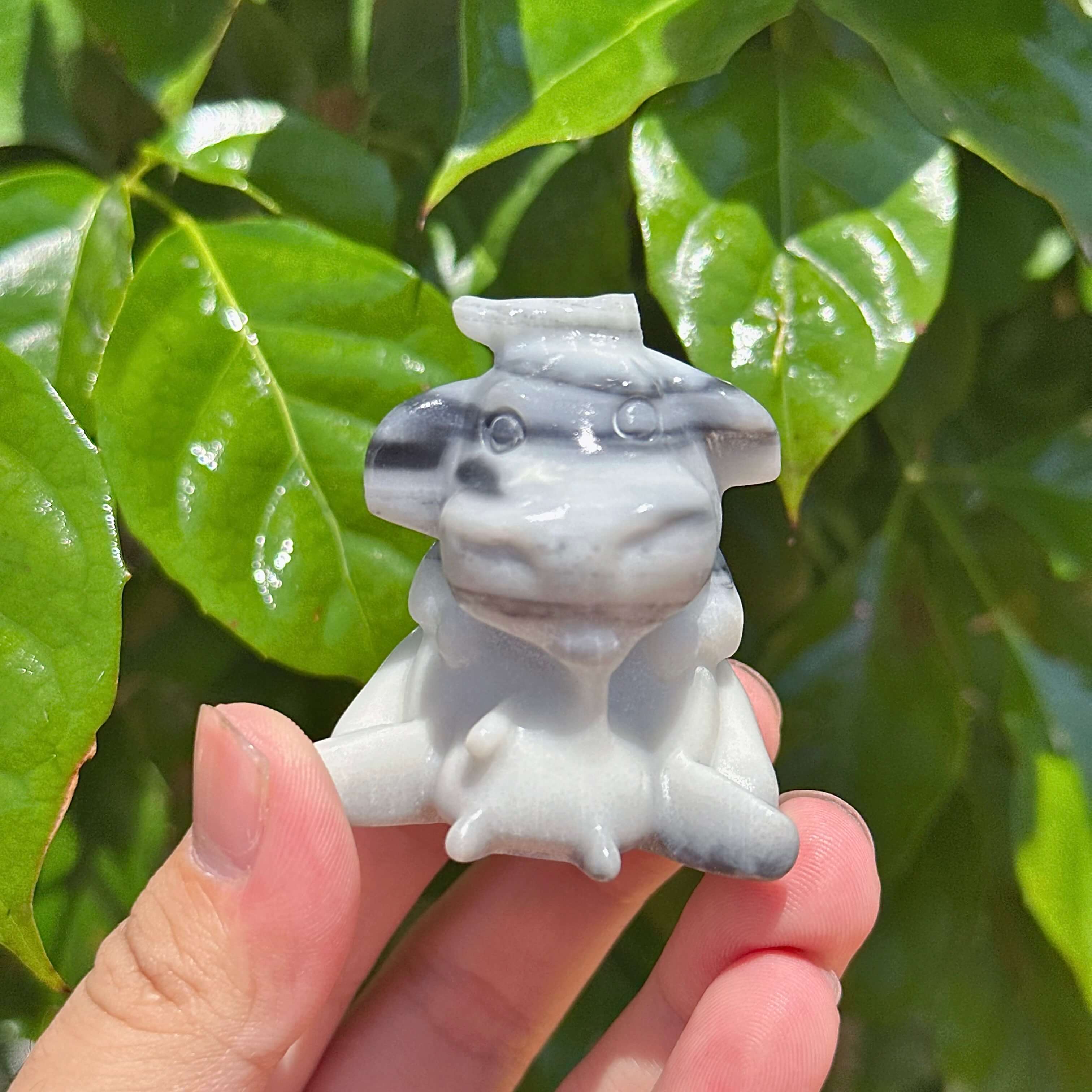 Taiji Stone Cow Carving