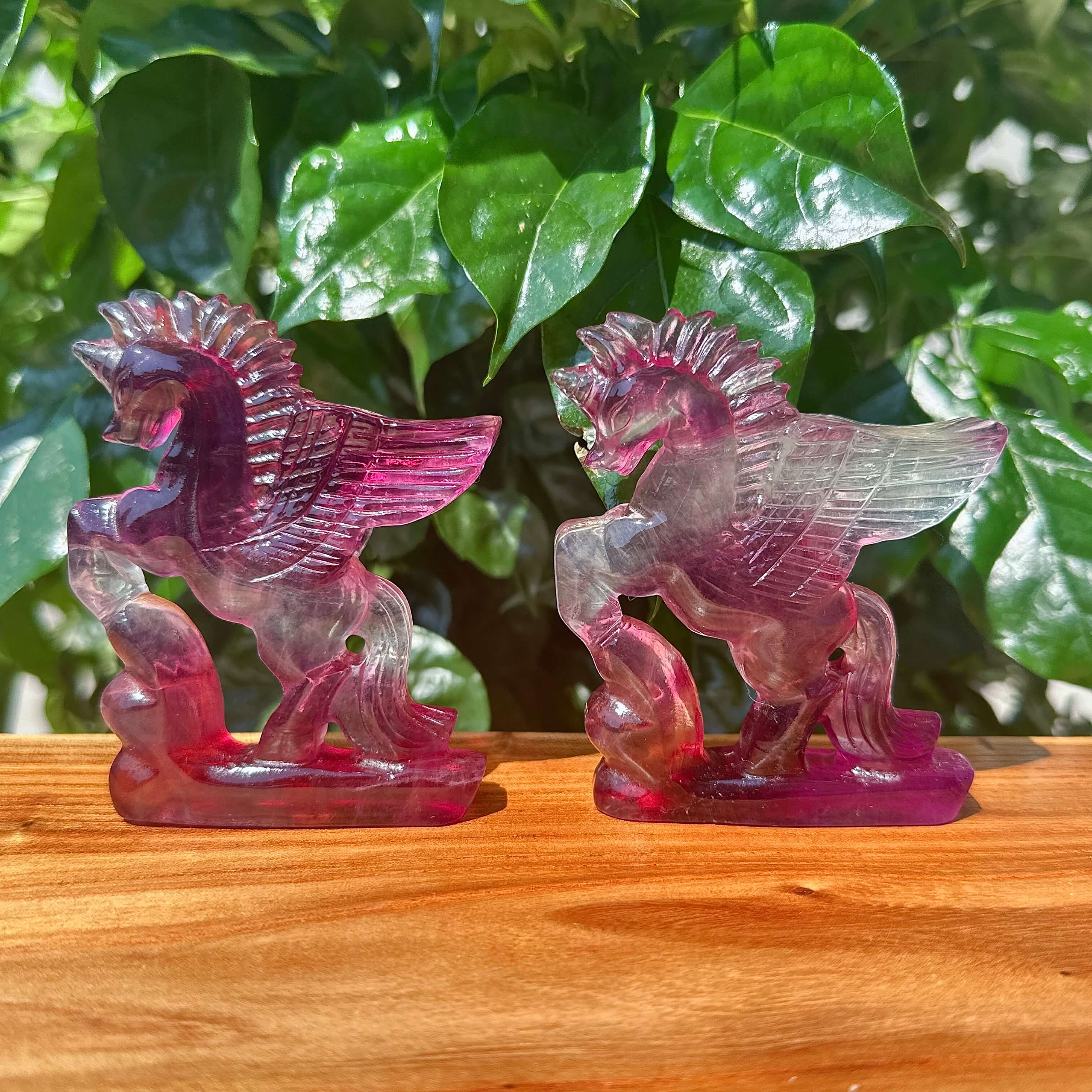 Candy Fluorite Unicorn Carving