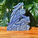 Blue Aventurine Flying Dragon Carving