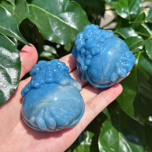 Trolleite Dragon-Turtle Carving