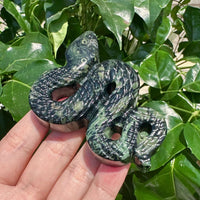 Kambaba Jasper Snake Carving