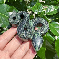 Kambaba Jasper Snake Carving