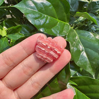 Rhodochrosite Carving