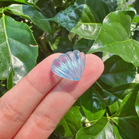 Aquamarine Shell Carving