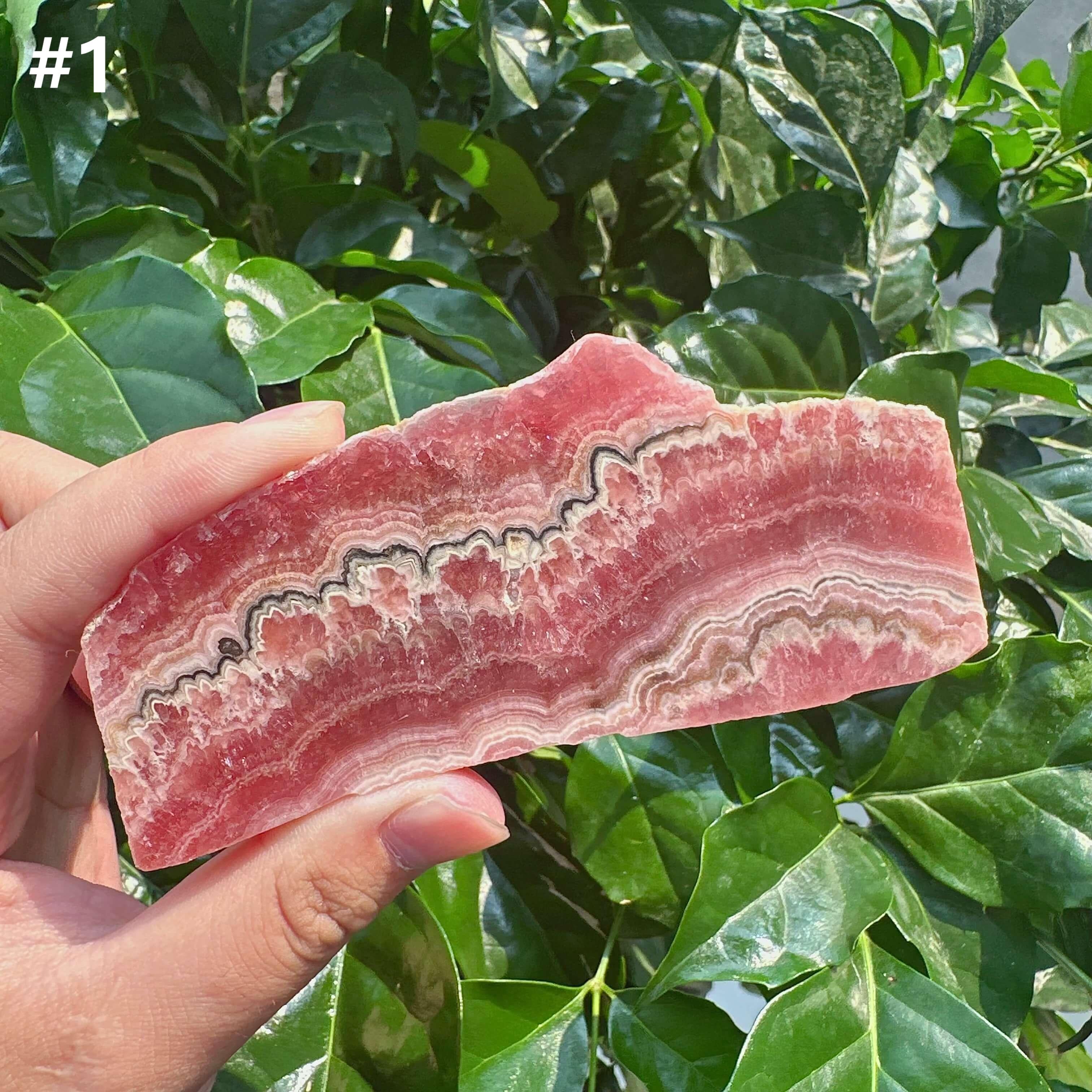 Rhodochrosite Slab