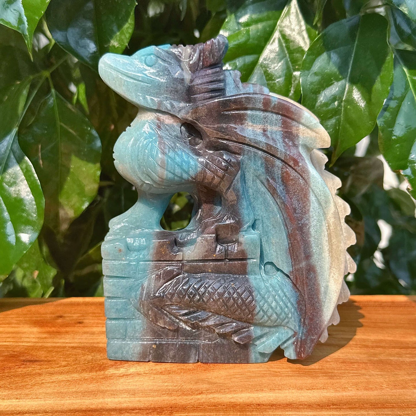 Trolleite Flying Dragon Castle Carving