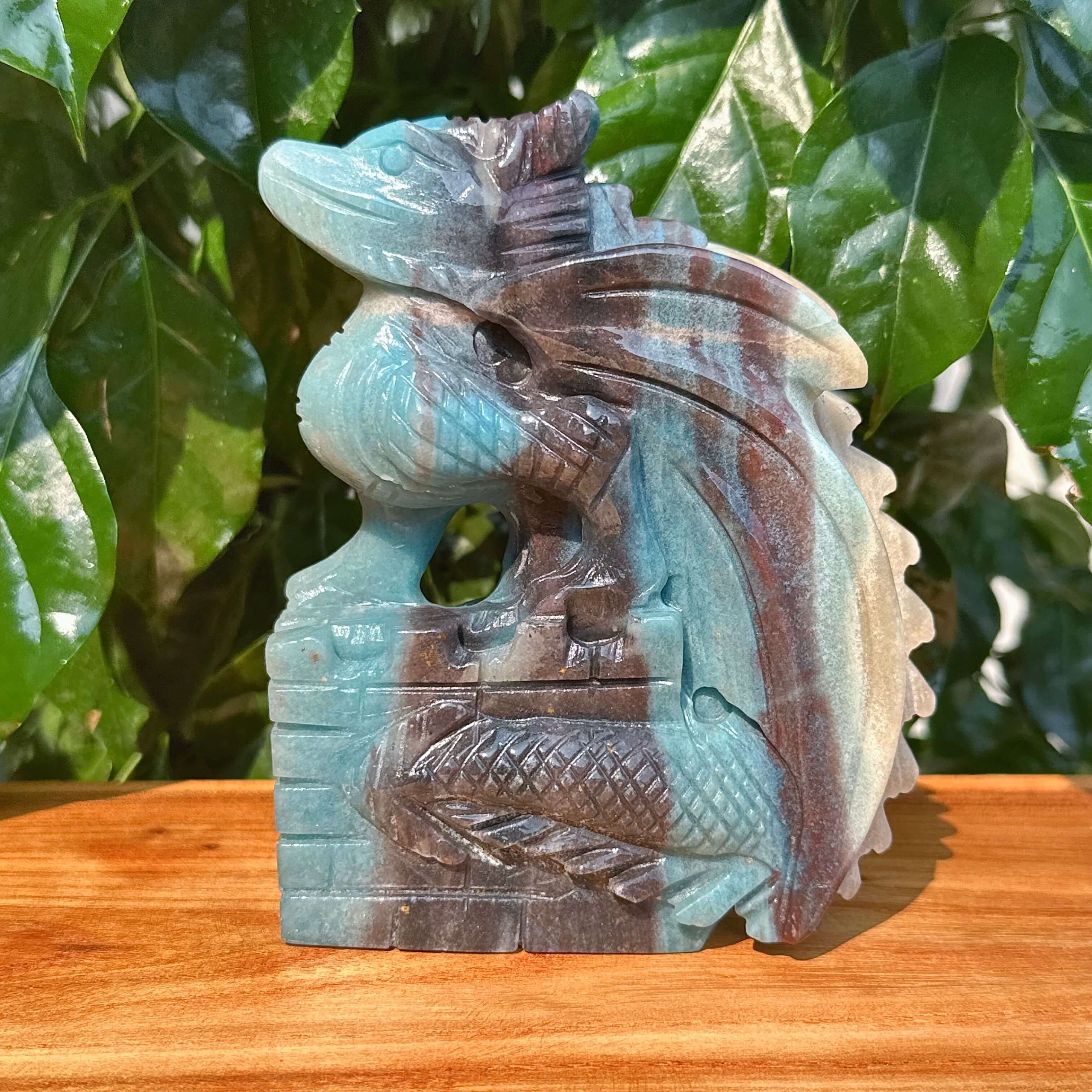 Trolleite Flying Dragon Castle Carving