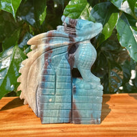Trolleite Flying Dragon Castle Carving