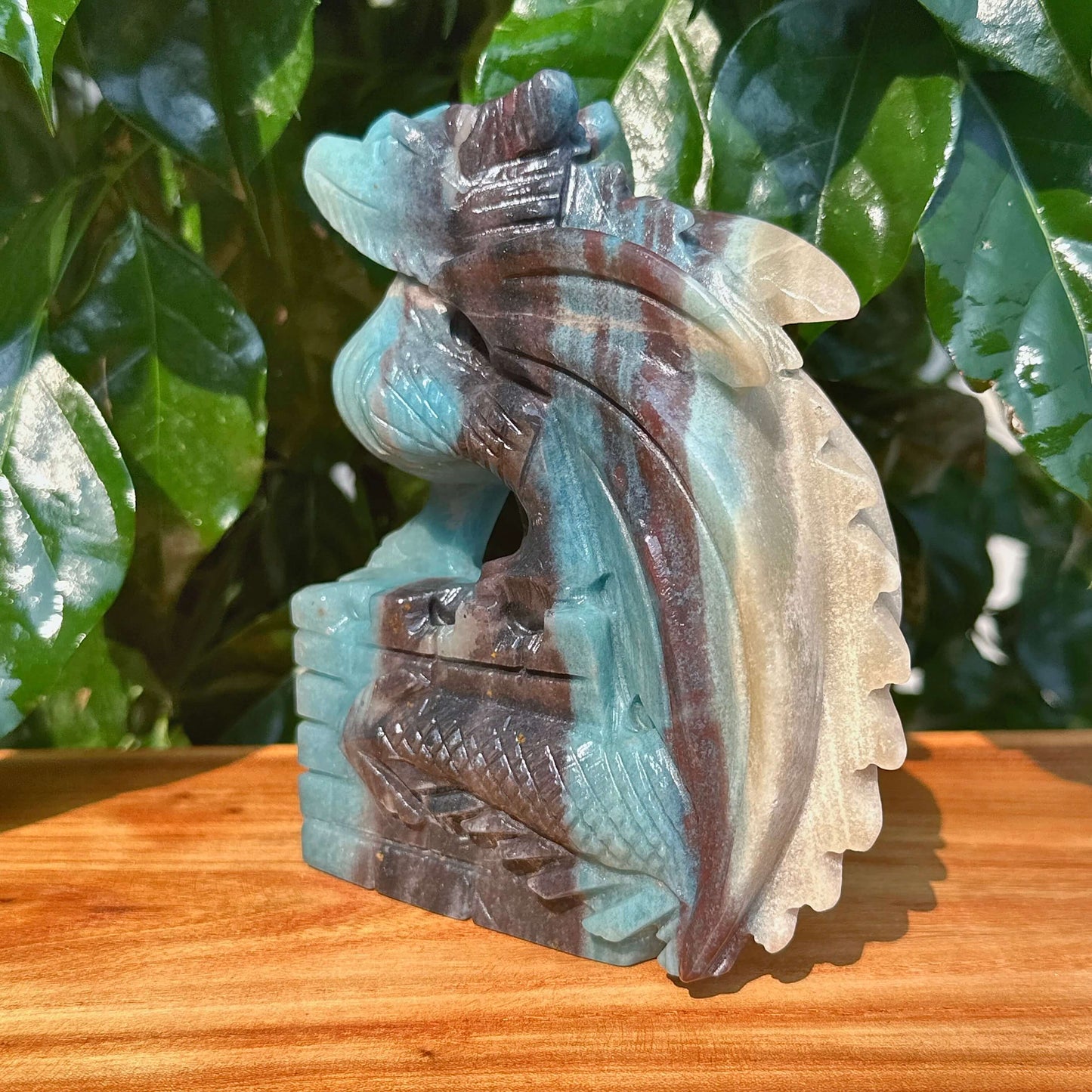Trolleite Flying Dragon Castle Carving