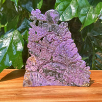 Charoite Underwater World Carving