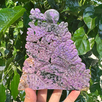 Charoite Underwater World Carving