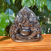 Silver Obsidian Ganesha Carving
