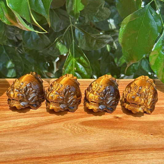 Tiger Eye Stone Dragon Turtle
