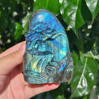 Labradorite Landscape Carving