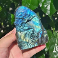 Labradorite Landscape Carving