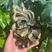Golden Obsidian Nine-tailed Fox Carving