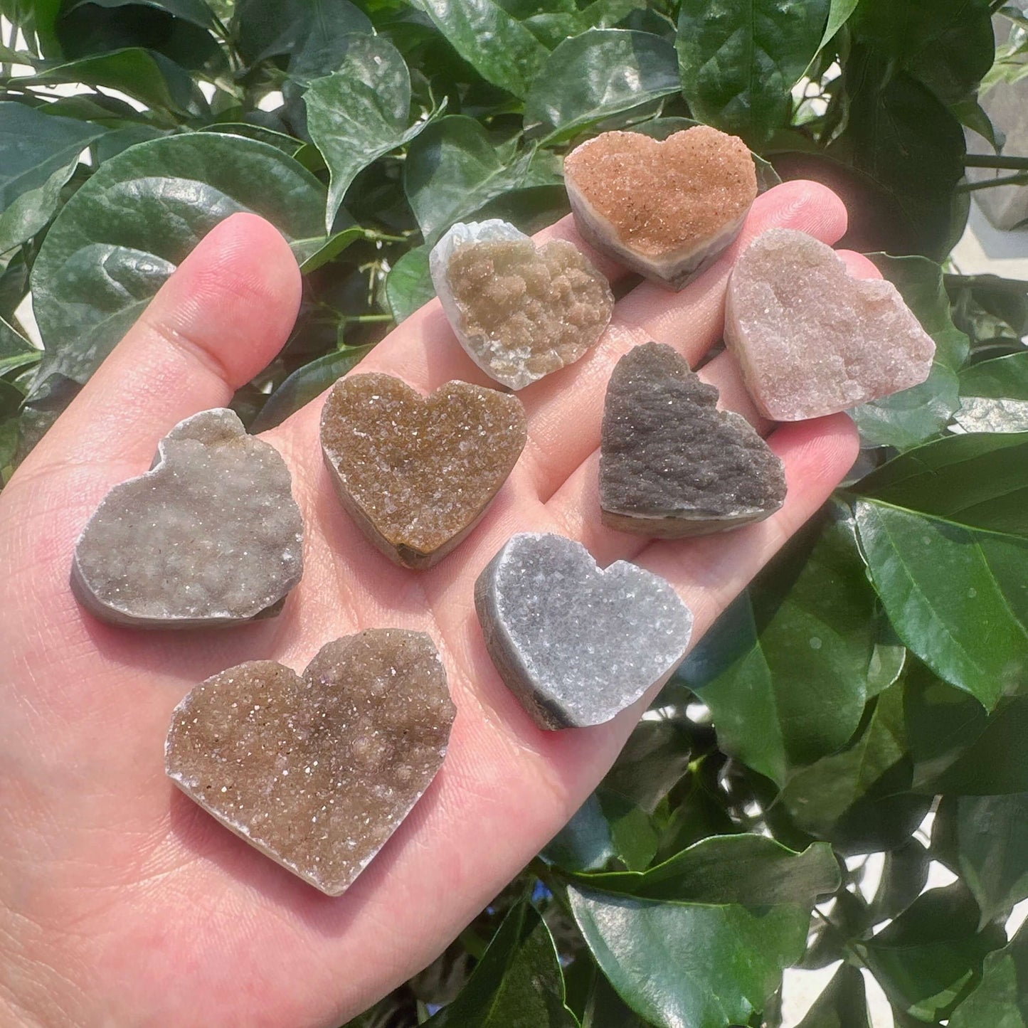 Sugar Amethyst Mini Heart