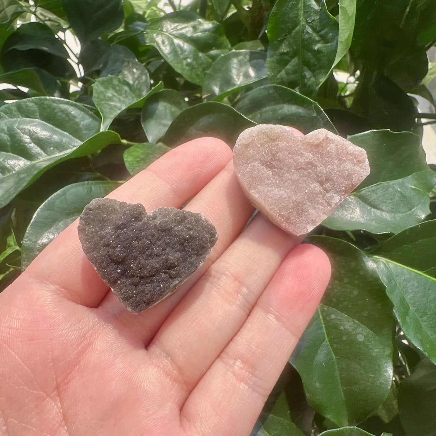 Sugar Amethyst Mini Heart