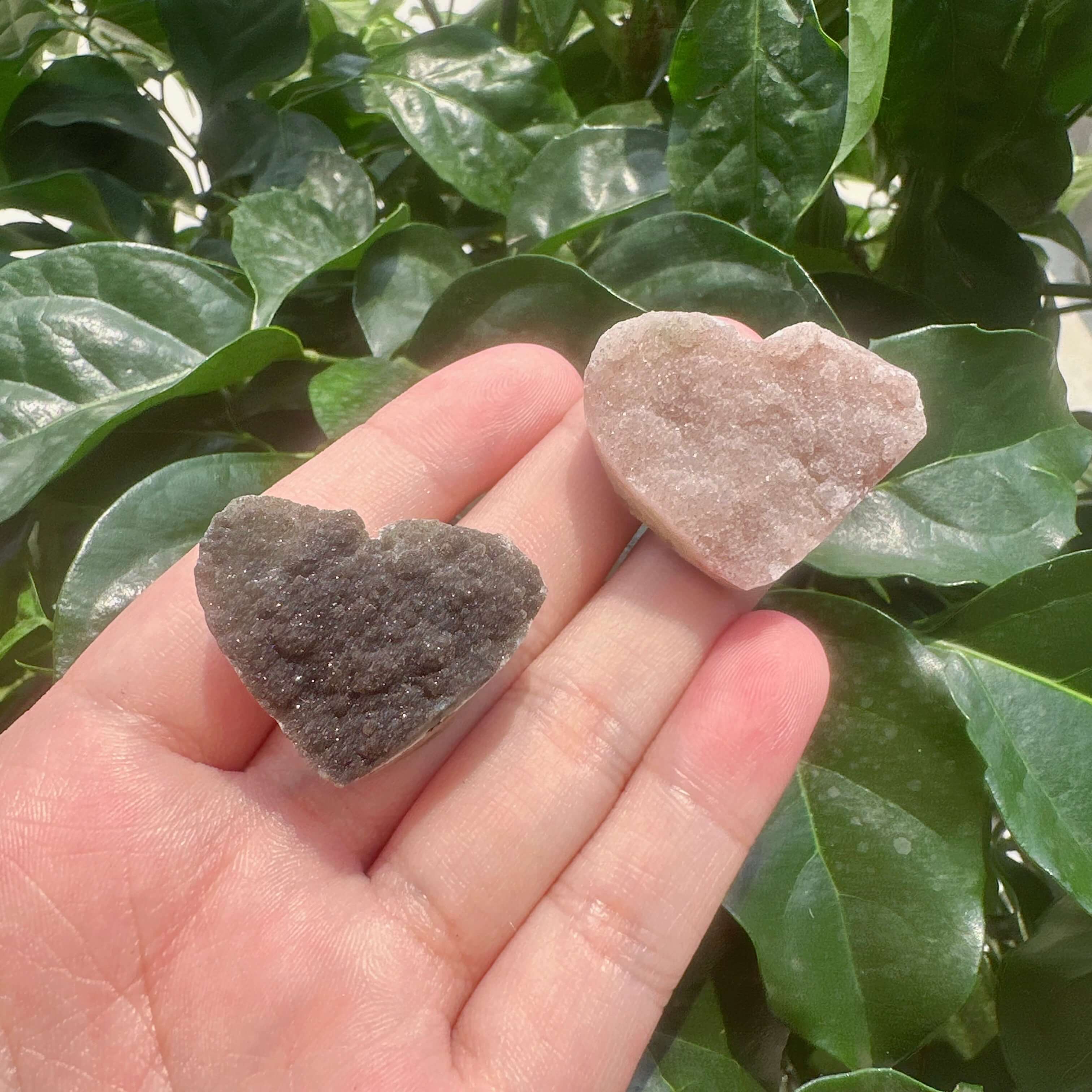 Sugar Amethyst Mini Heart