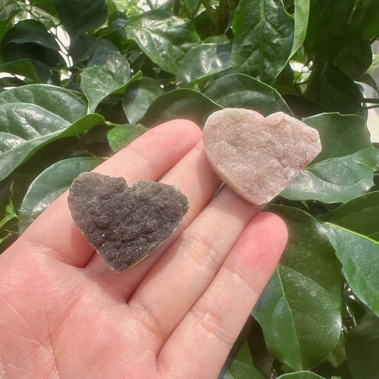 Sugar Amethyst Mini Heart