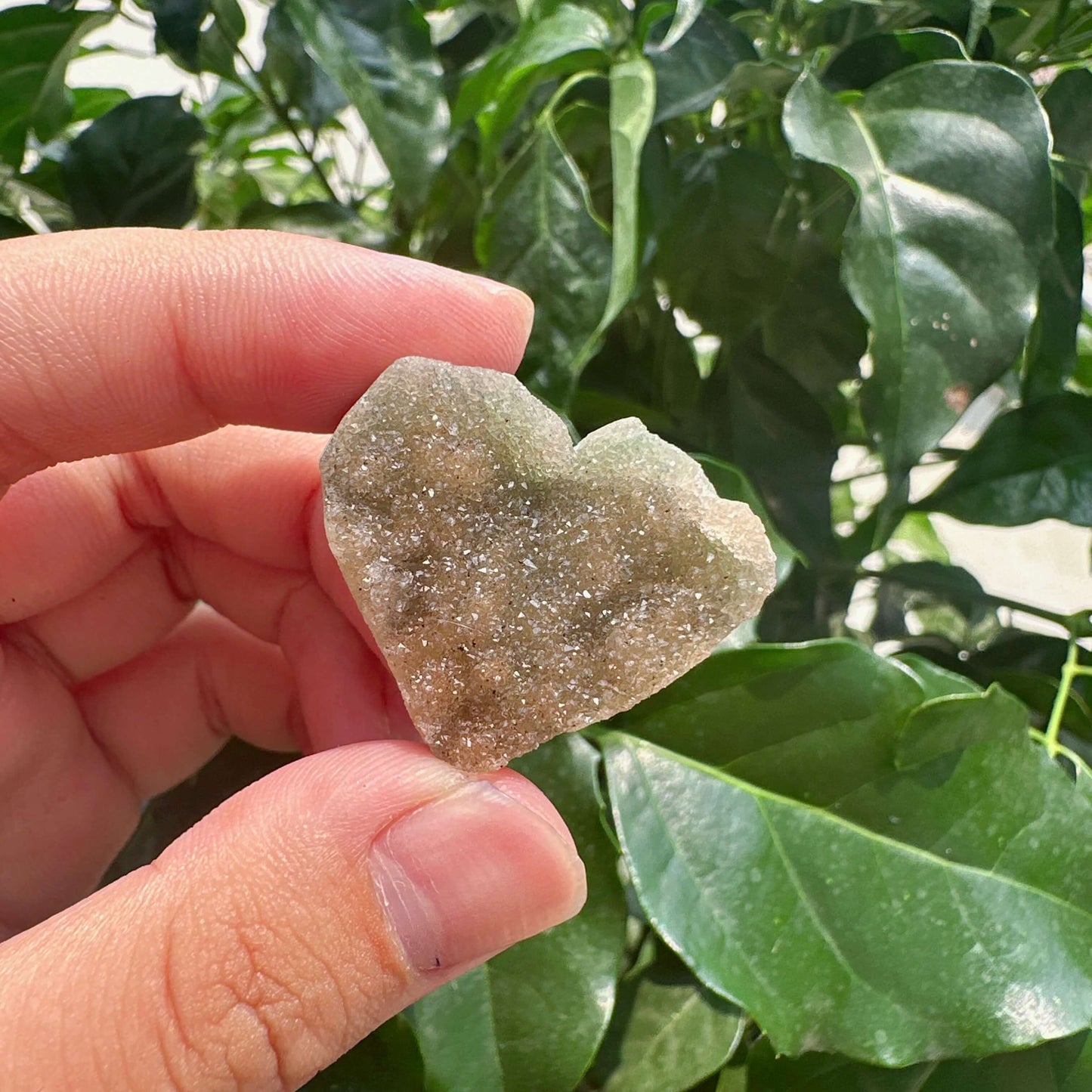 Sugar Amethyst Mini Heart