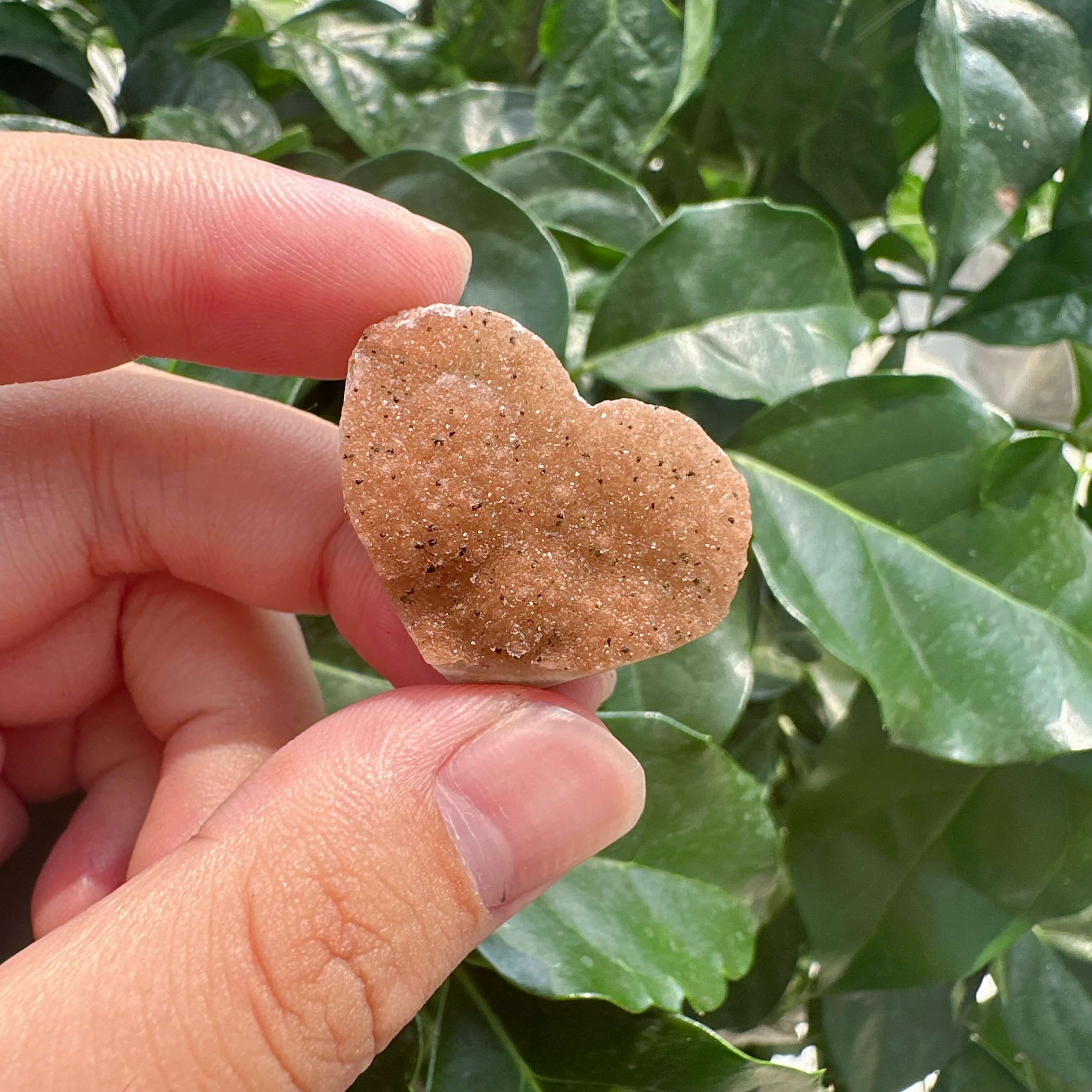 Sugar Amethyst Mini Heart