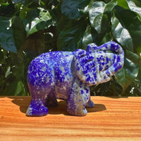 Lapiz Lazuli Elephant Carving
