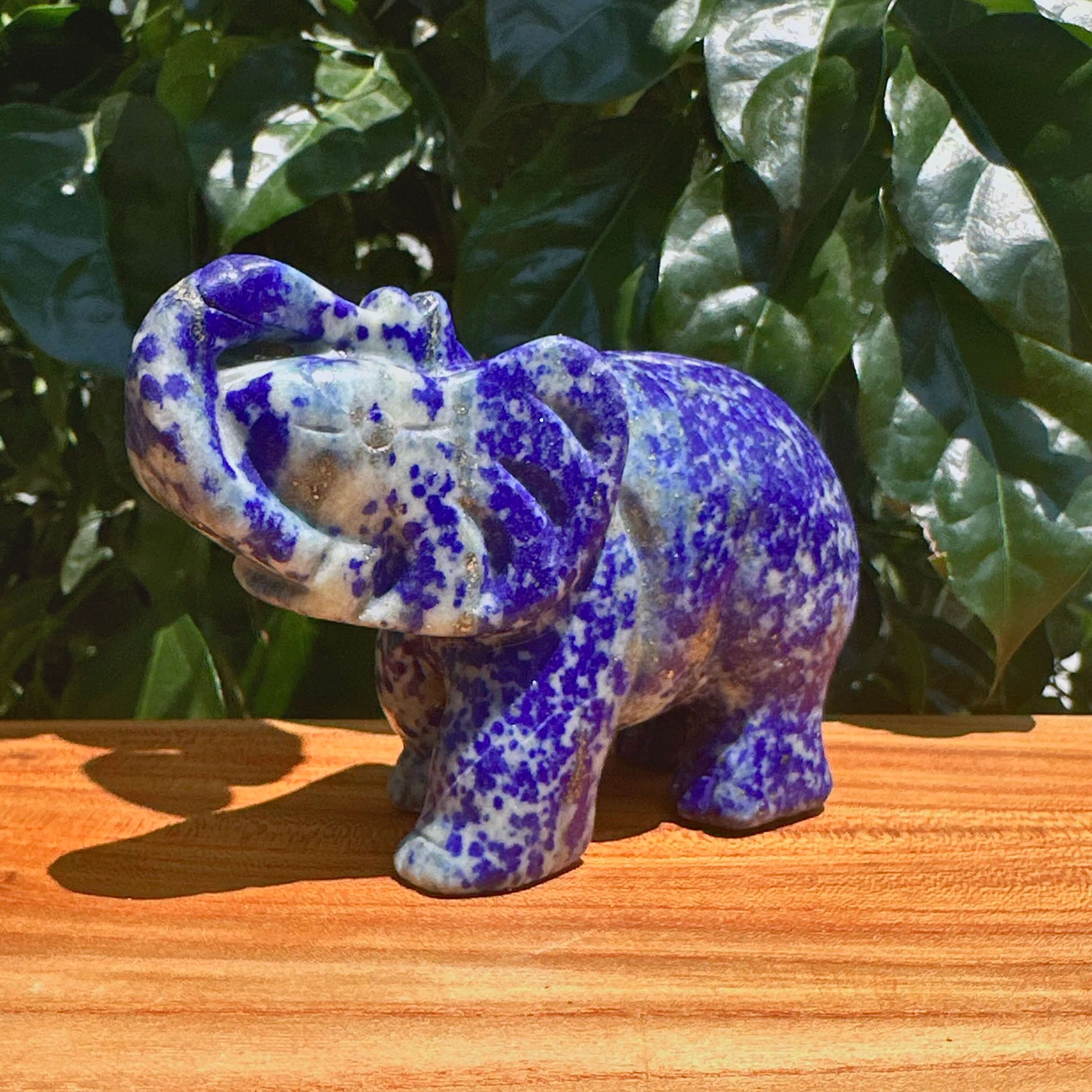 Lapiz Lazuli Elephant Carving
