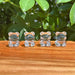 Clear Quartz Candy Bear Carving