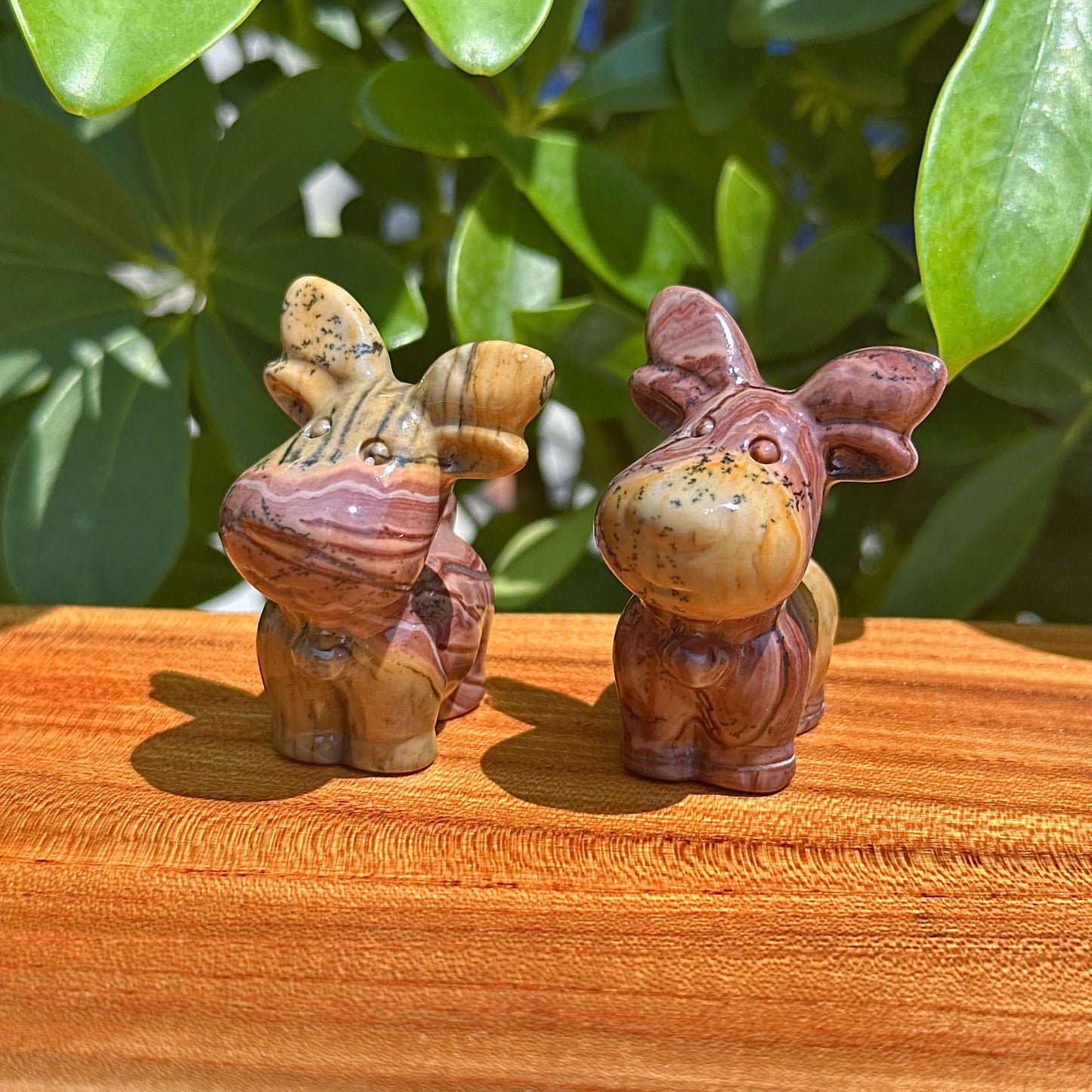 Picture Jasper Deer Carving