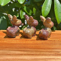 Picture Jasper Deer Carving