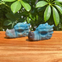 Trolleite Dragon Head Carving