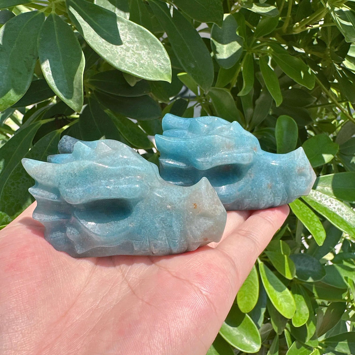 Trolleite Dragon Head Carving