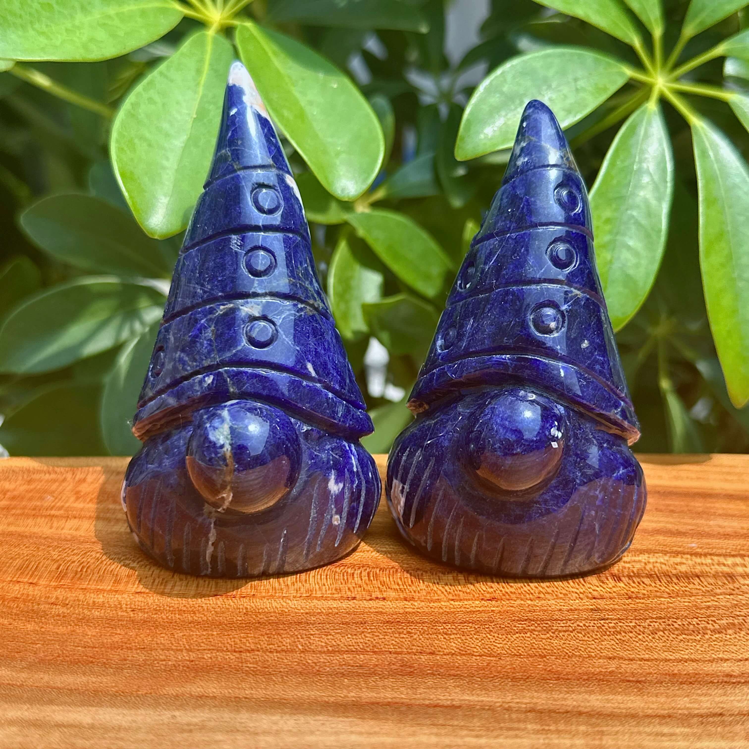 Sodalite Goblin Carving