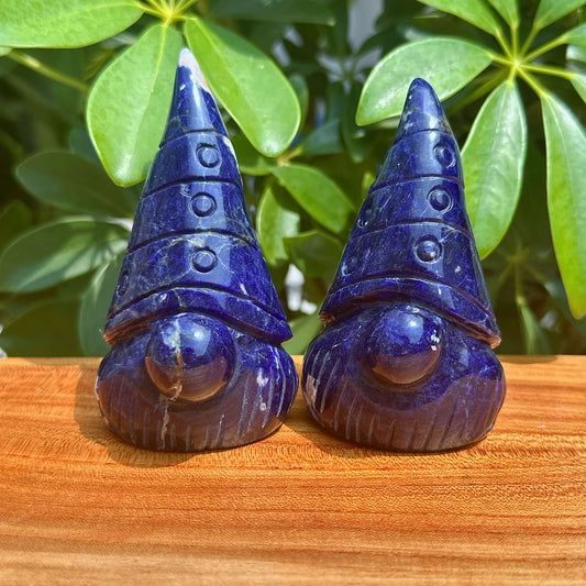 Sodalite Goblin Carving