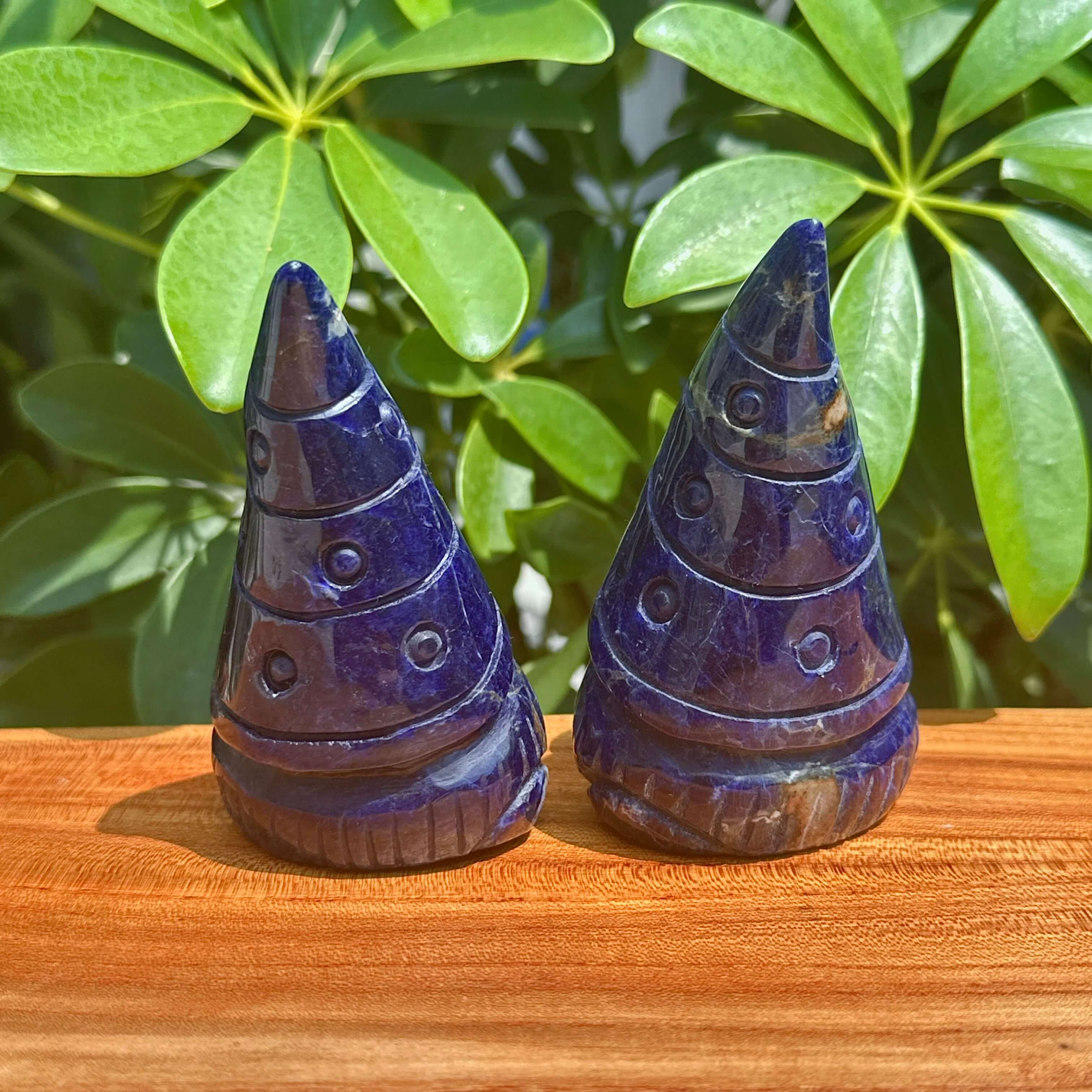 Sodalite Goblin Carving