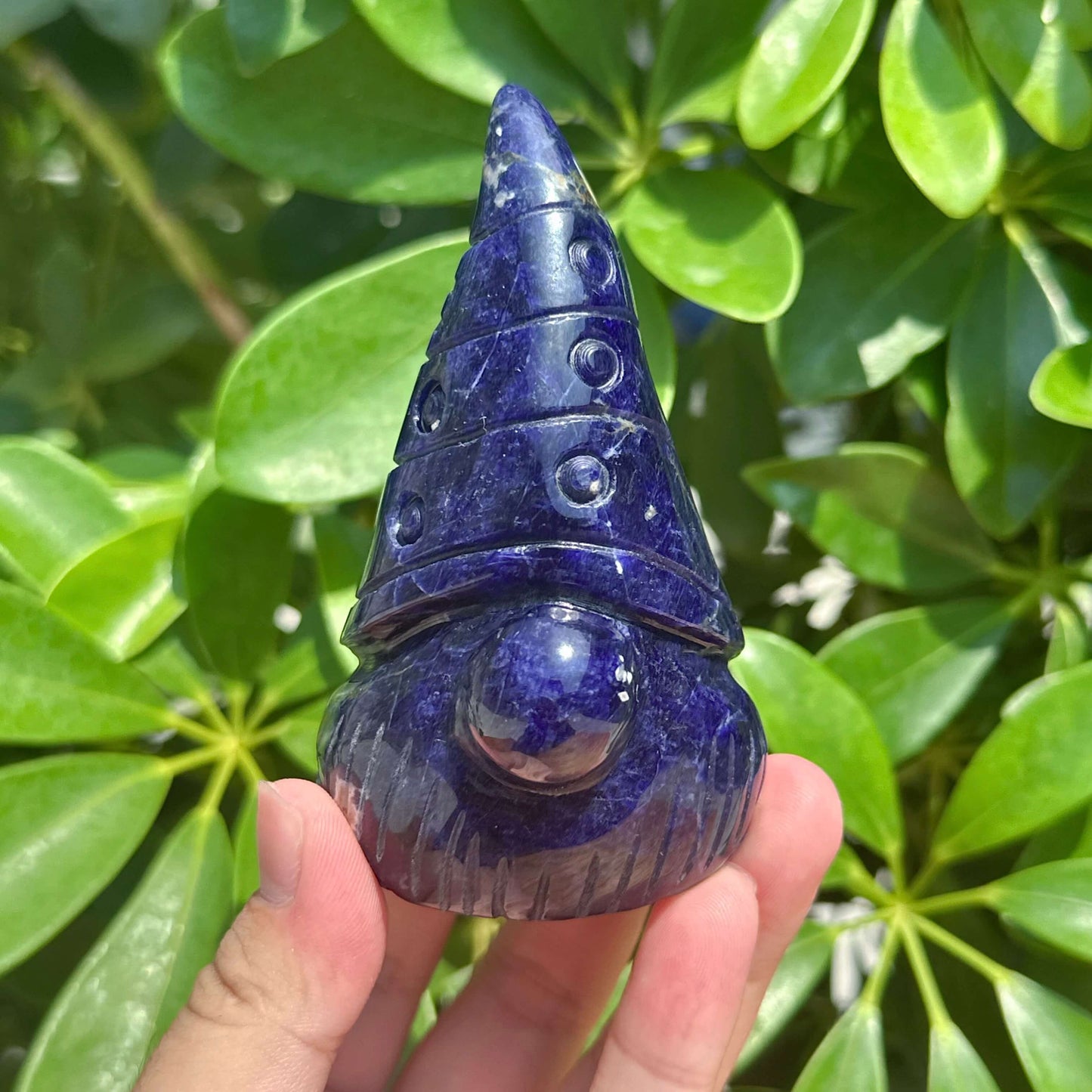 Sodalite Goblin Carving