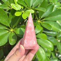 Pink Opal Diamond Carving