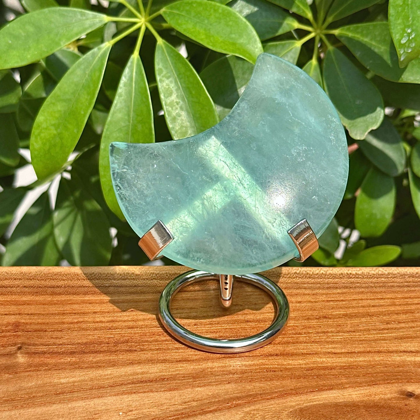 Fluorite Moon Carving