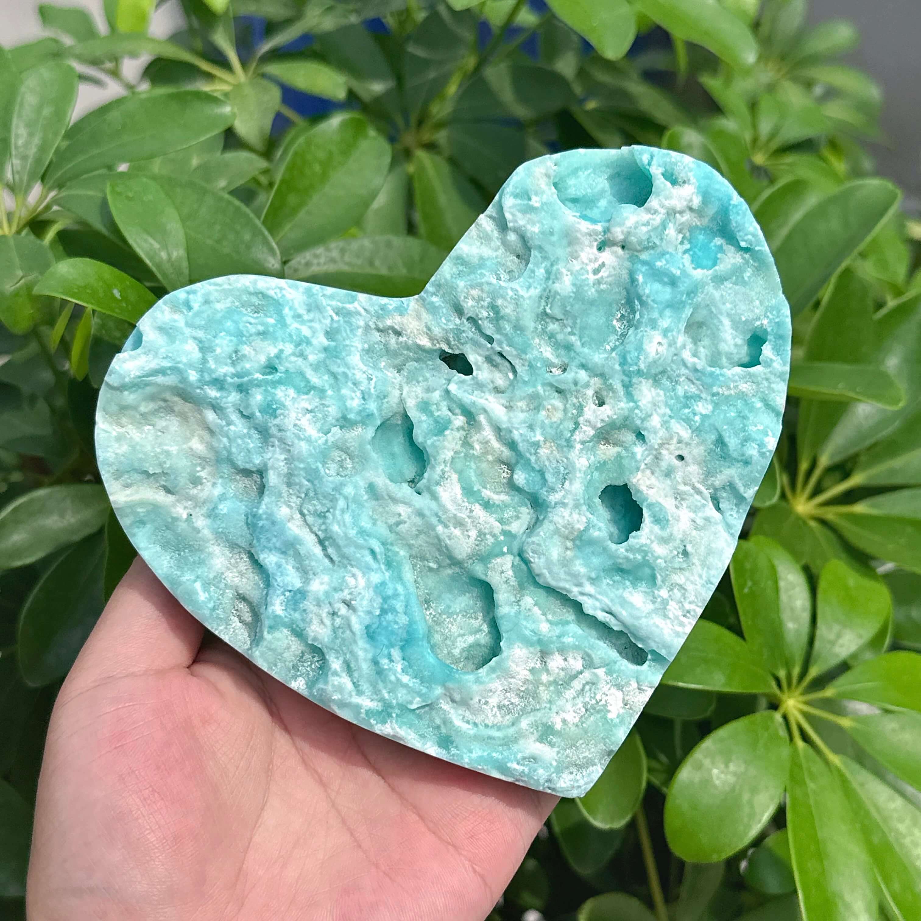 Hemimorphite Heart Specimen