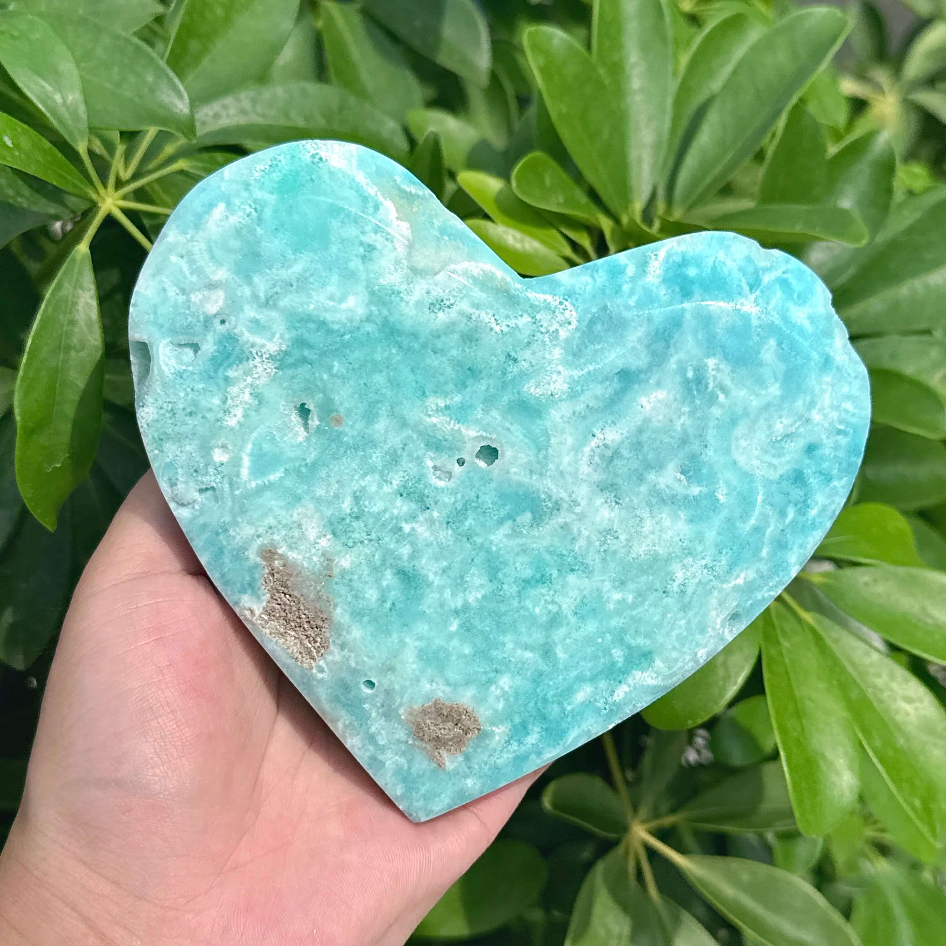 Hemimorphite Heart Specimen
