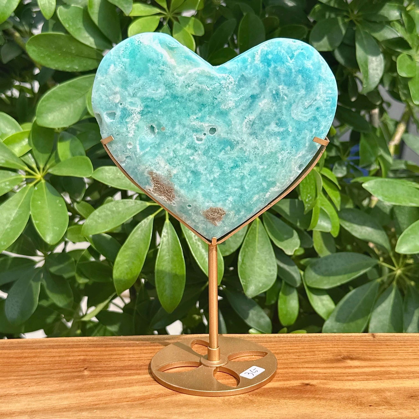 Hemimorphite Heart Specimen