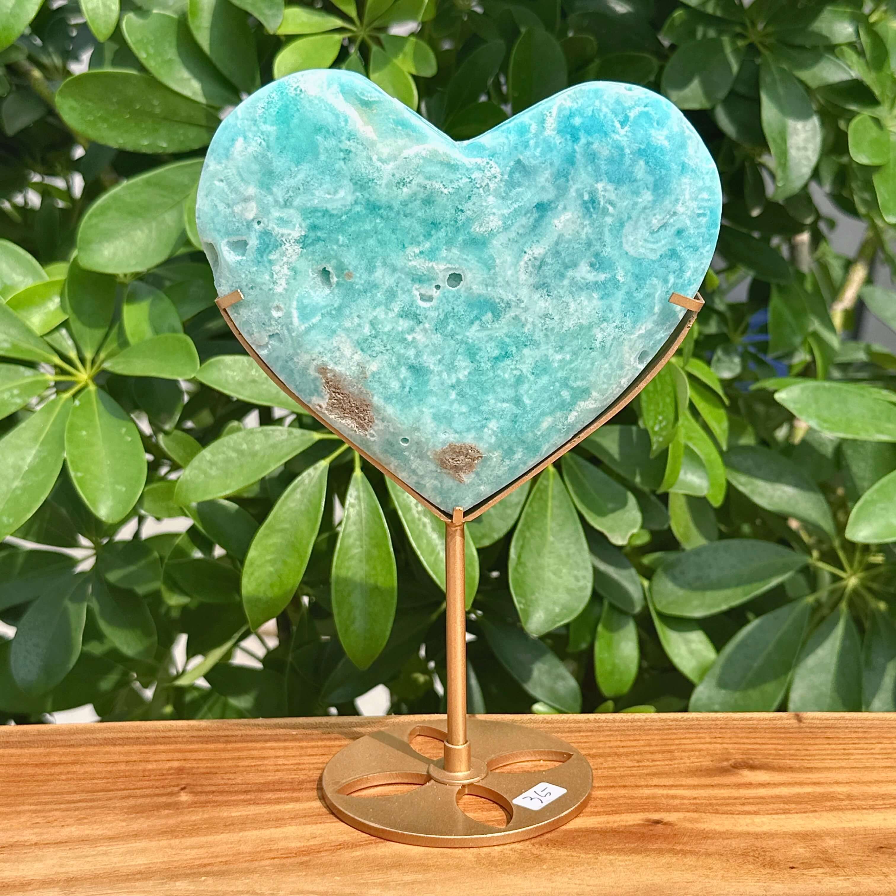 Hemimorphite Heart Specimen