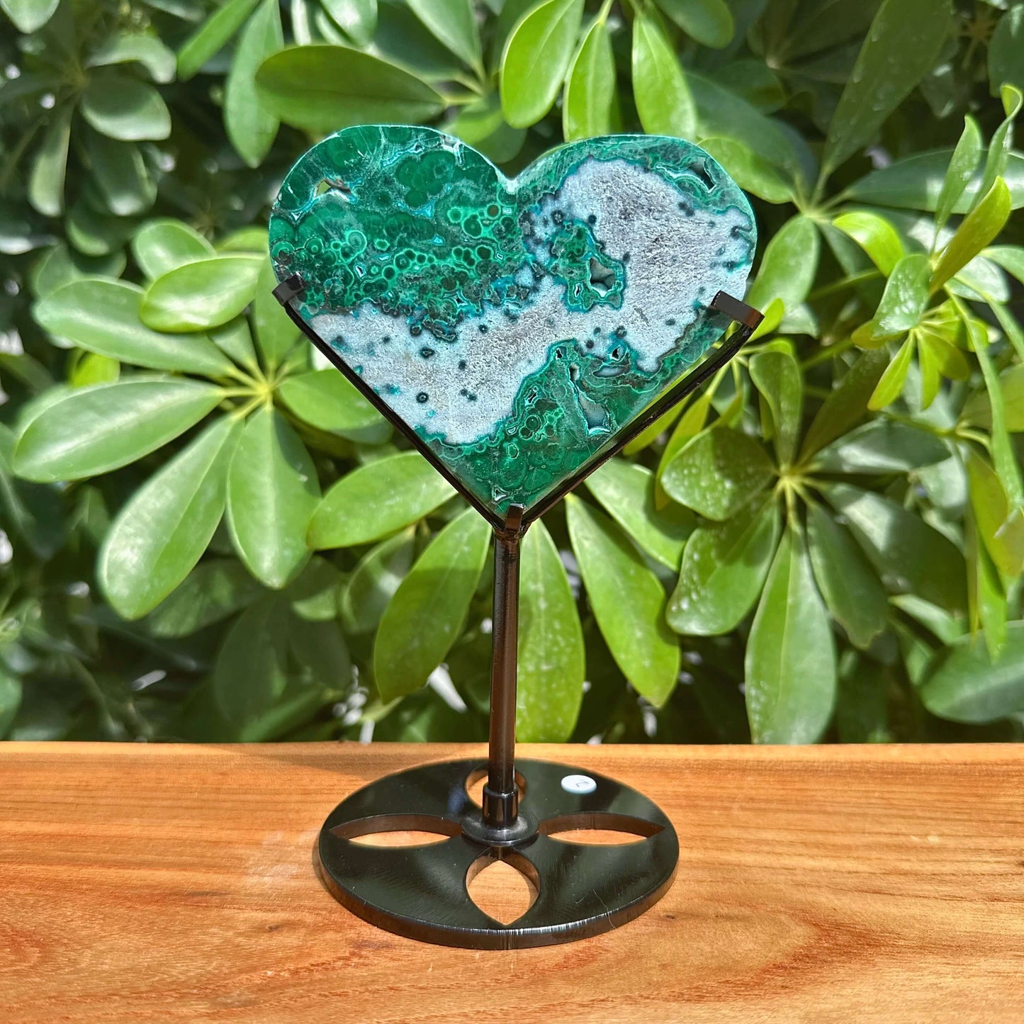 Chrysocolla Heart Ornament