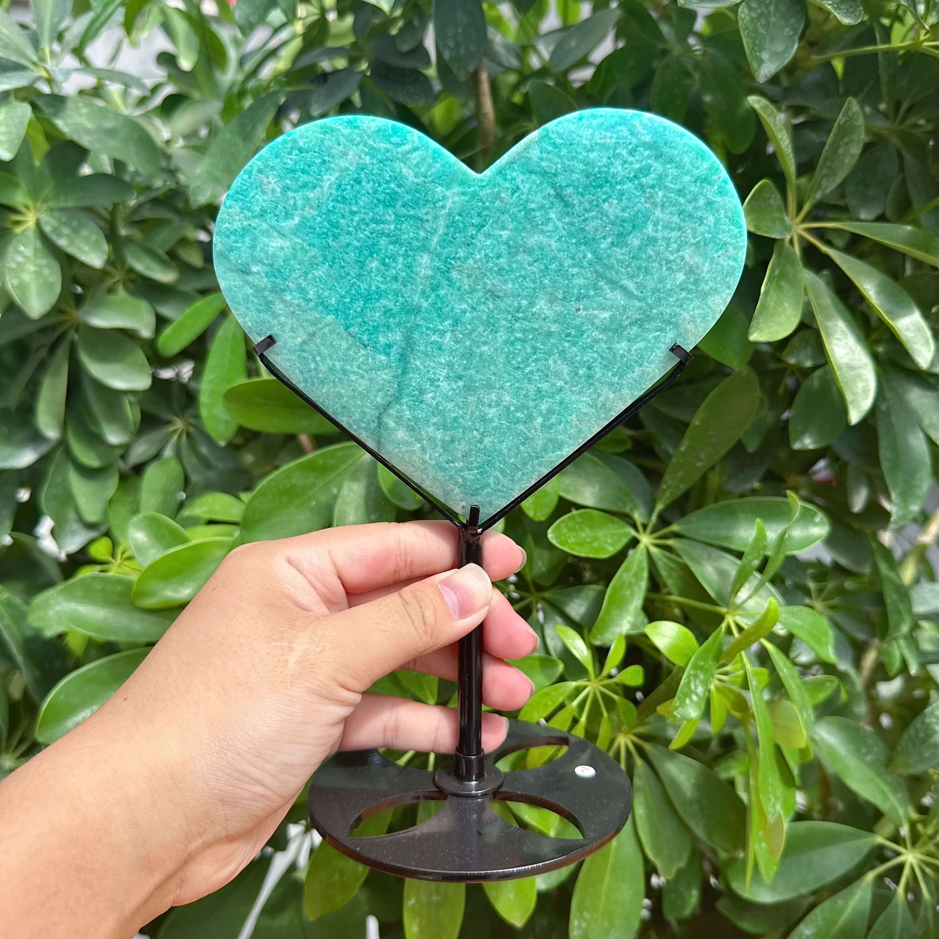 Amazonite Heart Ornament