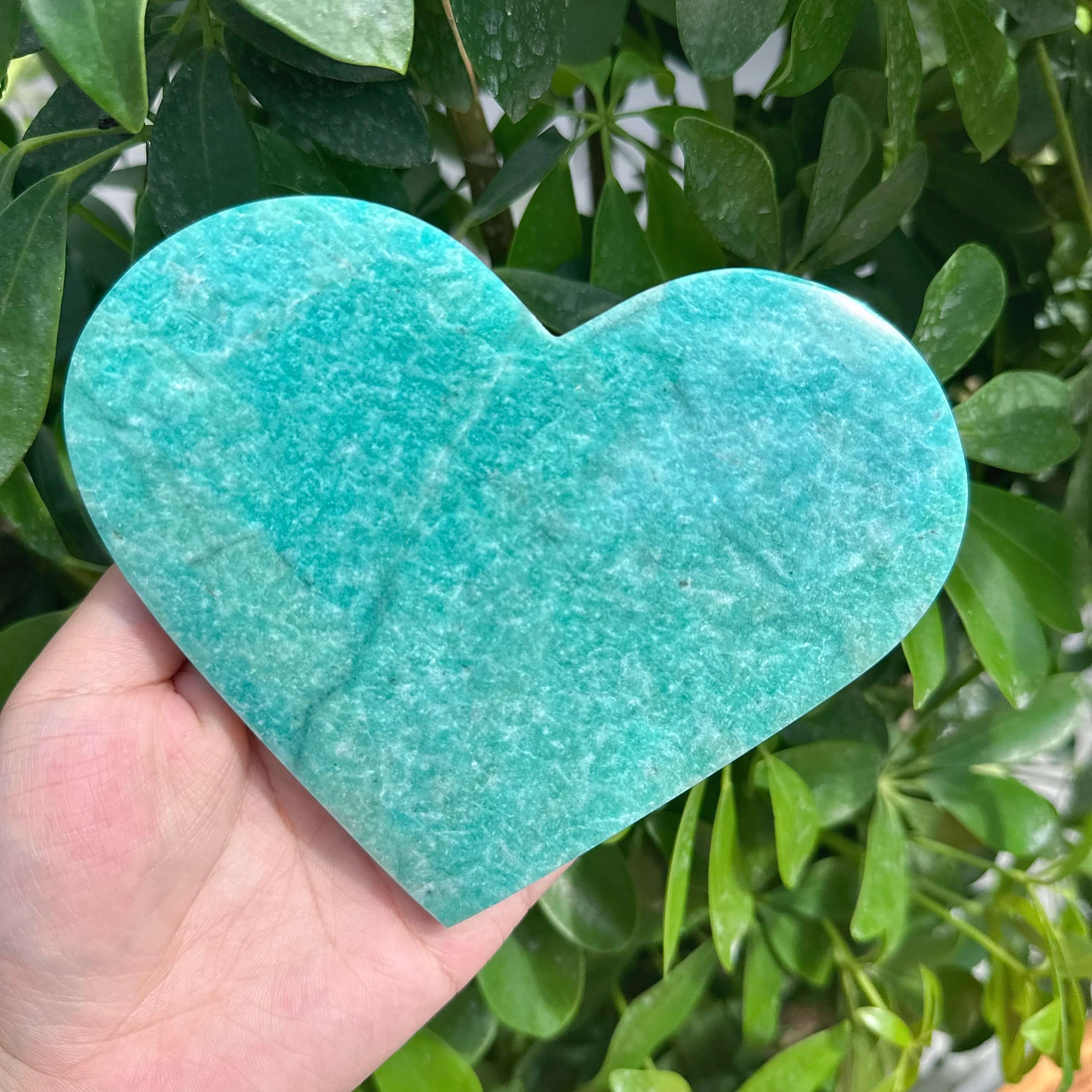 Amazonite Heart Ornament