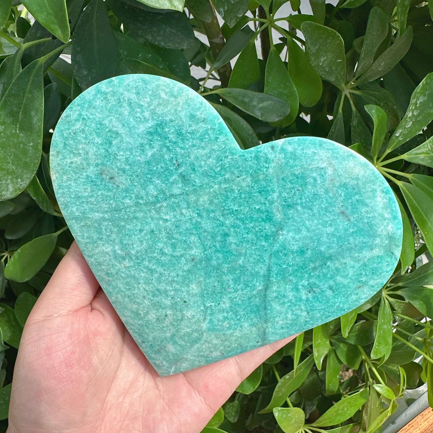 Amazonite Heart Ornament