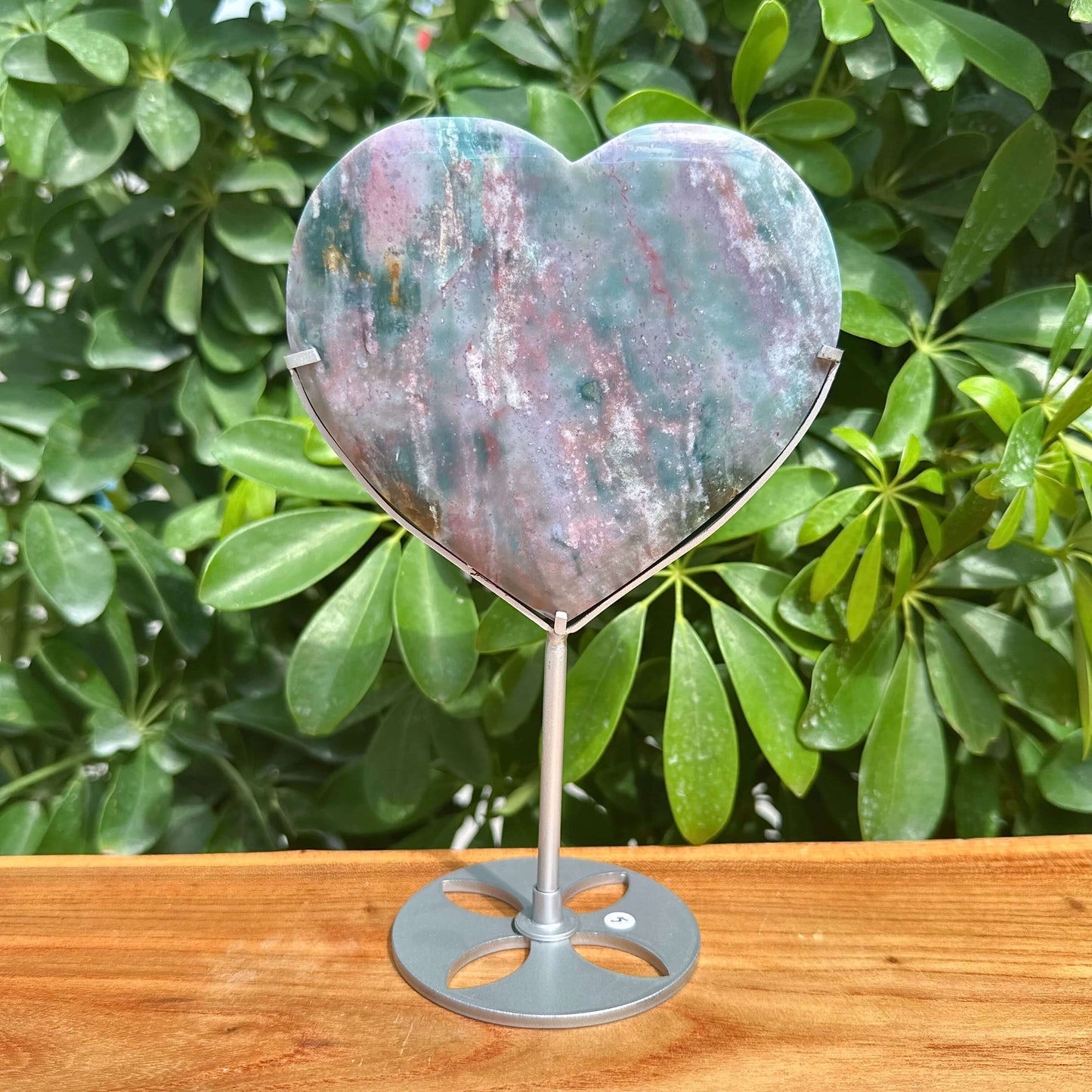 Ocean Jasper Heart Ornament