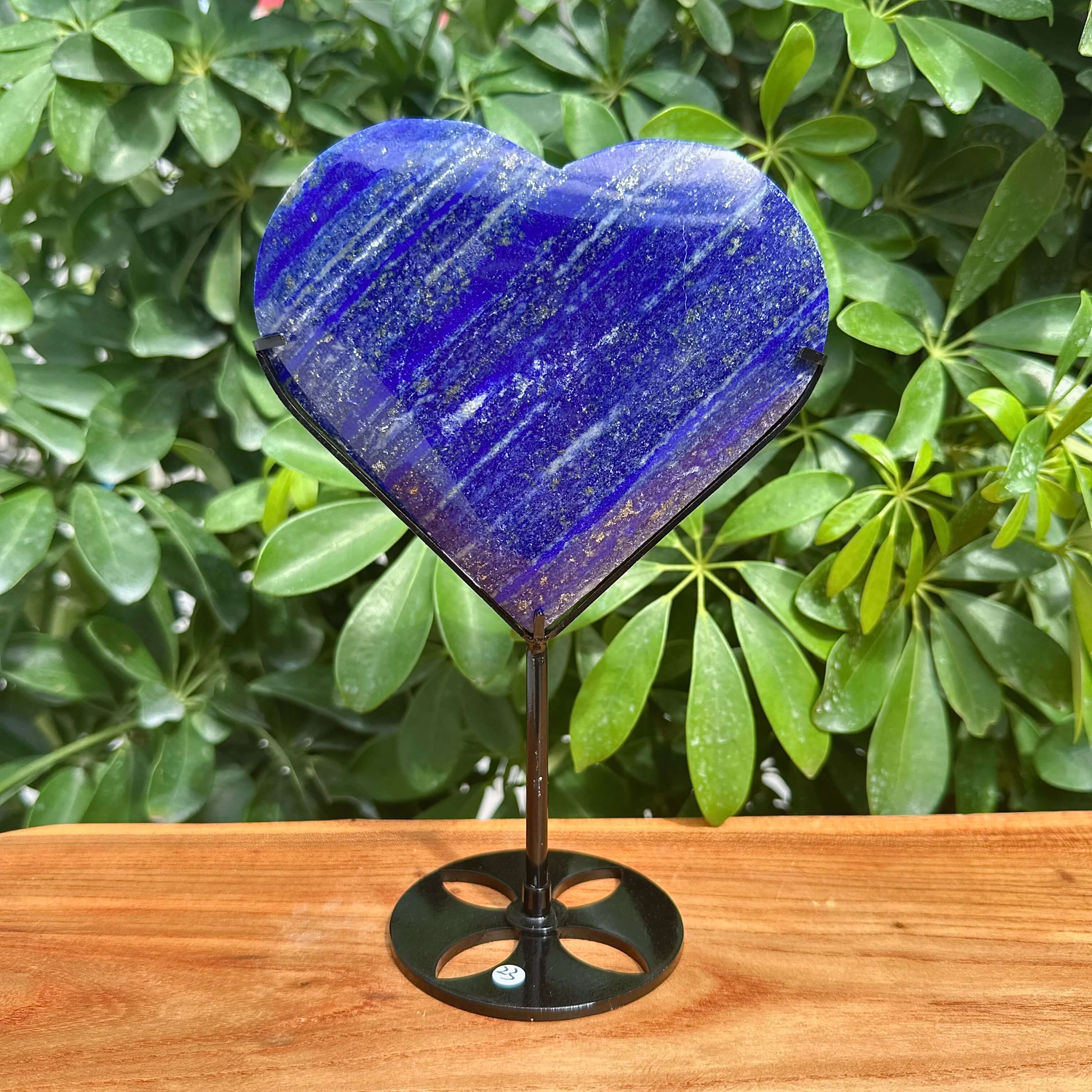 Lapiz Lazuli Heart Ornament